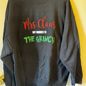 Black 'Mrs. Claus' Sweater